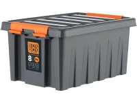 Ящик пластиковый усиленный 335х220х155 мм с крышкой и клипсами Rox Box PRO 8 высокое качество товара