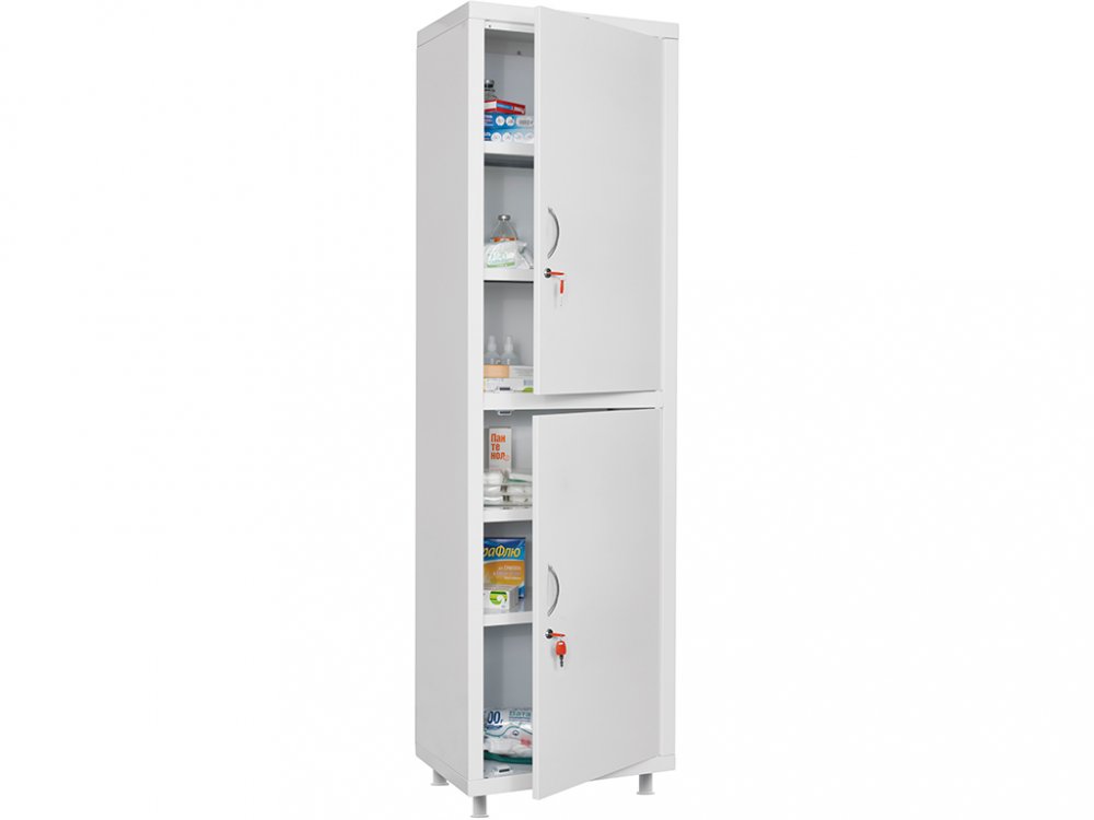 Медицинский шкаф HILFE 1655x570x320 со стальными полками МД 1 1657/SS высокое качество товара