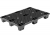 Паллет 1200х800х140 перфорированный, вкладываемый, на ножках TR 1208 LP черный высокое качество товара